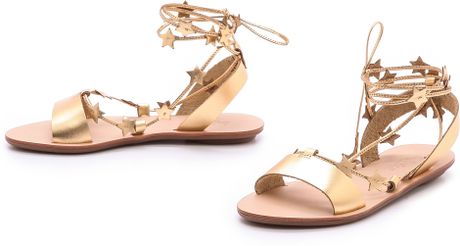 loeffler randall sandals gold
