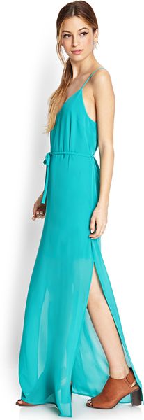 Forever 21 Sunny Days Maxi Dress in Blue (Aqua) Forever 21 Sunny Days Maxi Dress in Blue (Aqua)