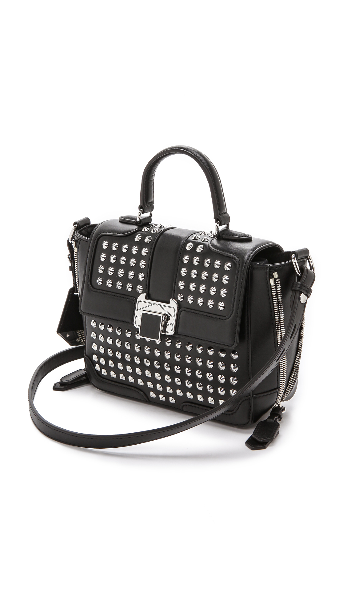 Rebecca Minkoff Elle Mini Shoulder Bag in Black Lyst