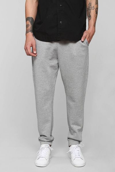 grey jogger men