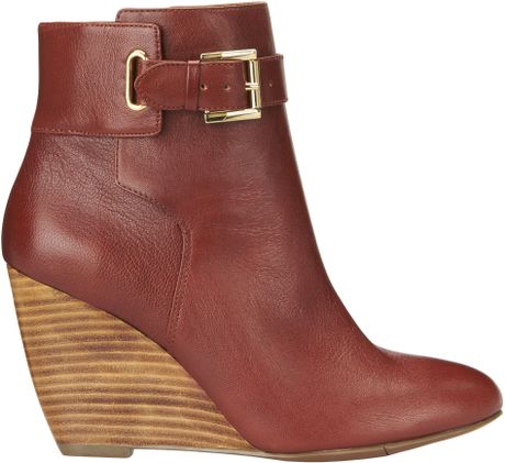 nine west cognac booties