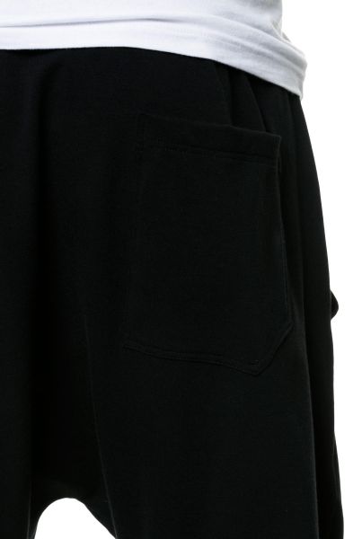 black drop crotch joggers