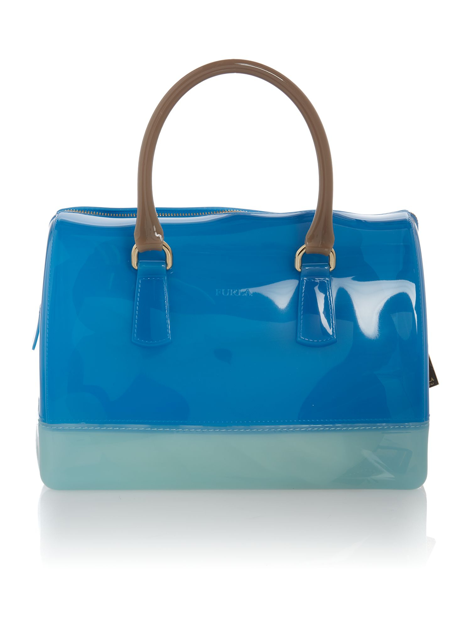 Furla Candy Blue Bowling Bag in Blue Lyst
