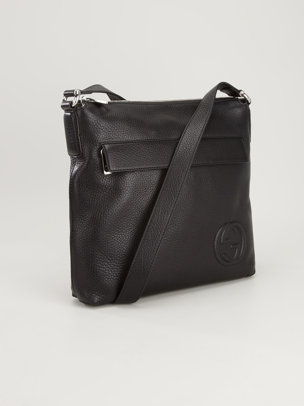 Gucci Small Square Shoulder Bag in Black for Men | Lyst
