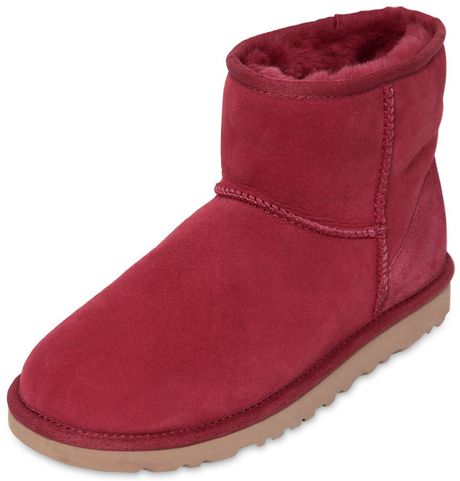 ugg mini boot purple