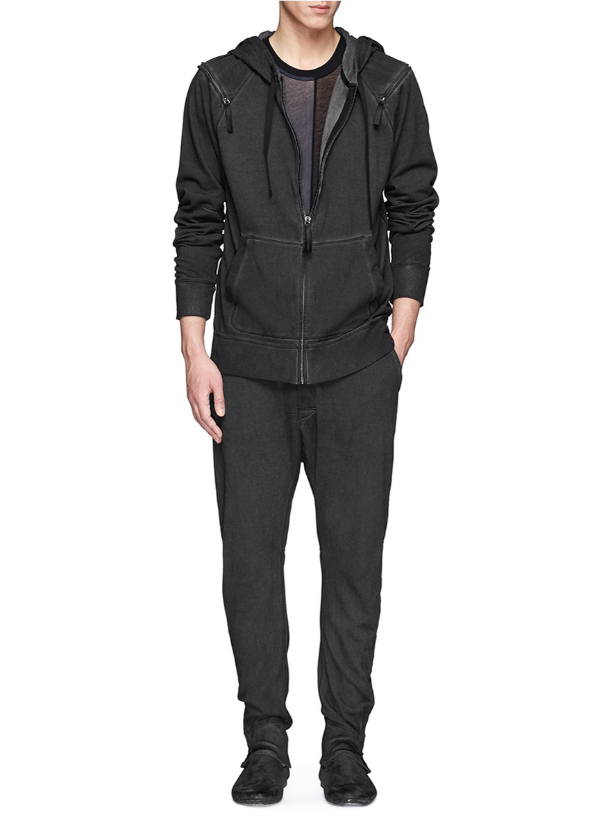 grey helmut lang hoodie