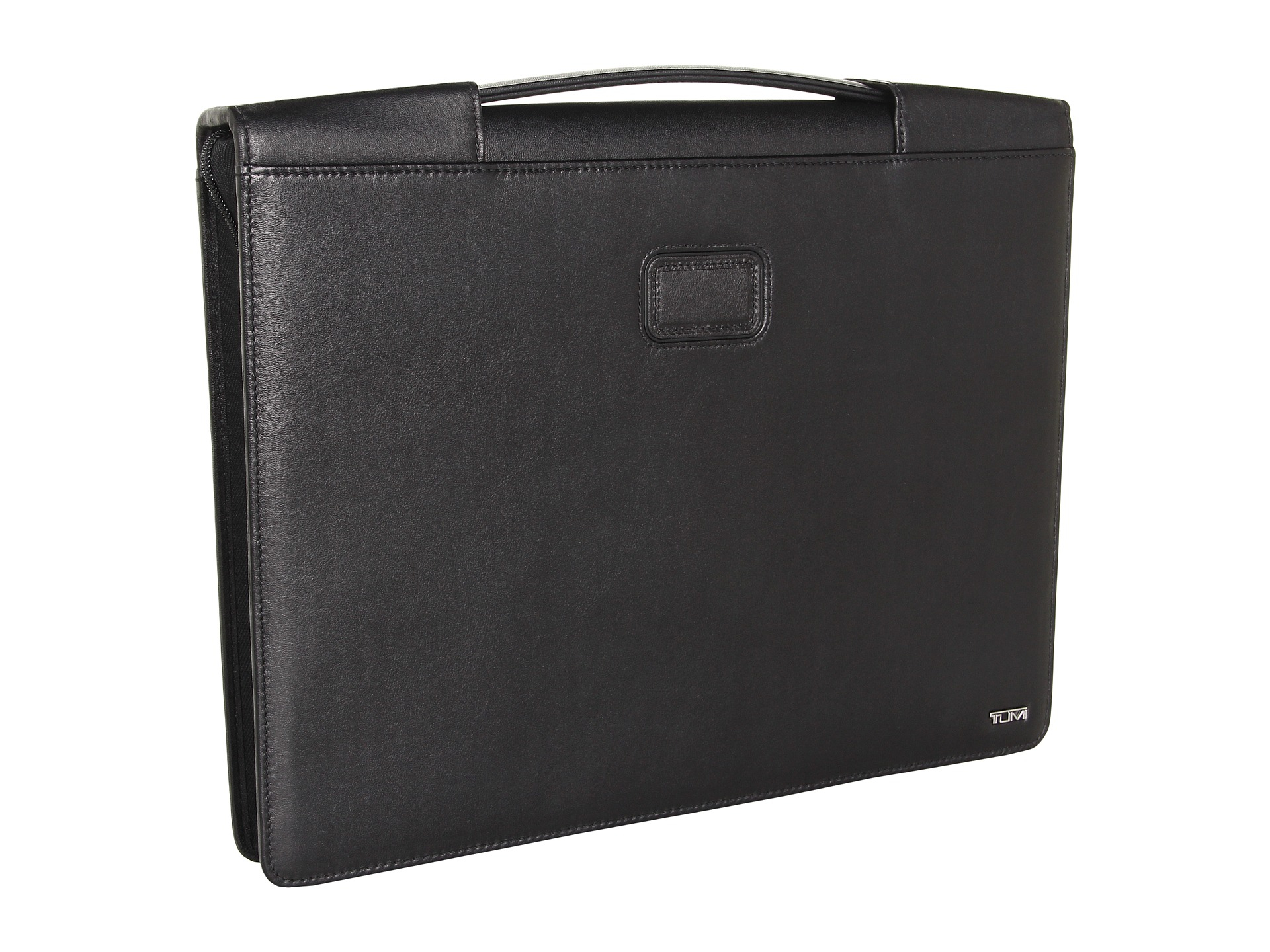 Tumi Mobile Accessory Leather Notepad Portfolio For Ipad in Black for
