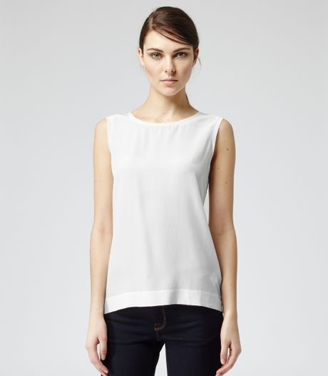 reiss sleeveless top