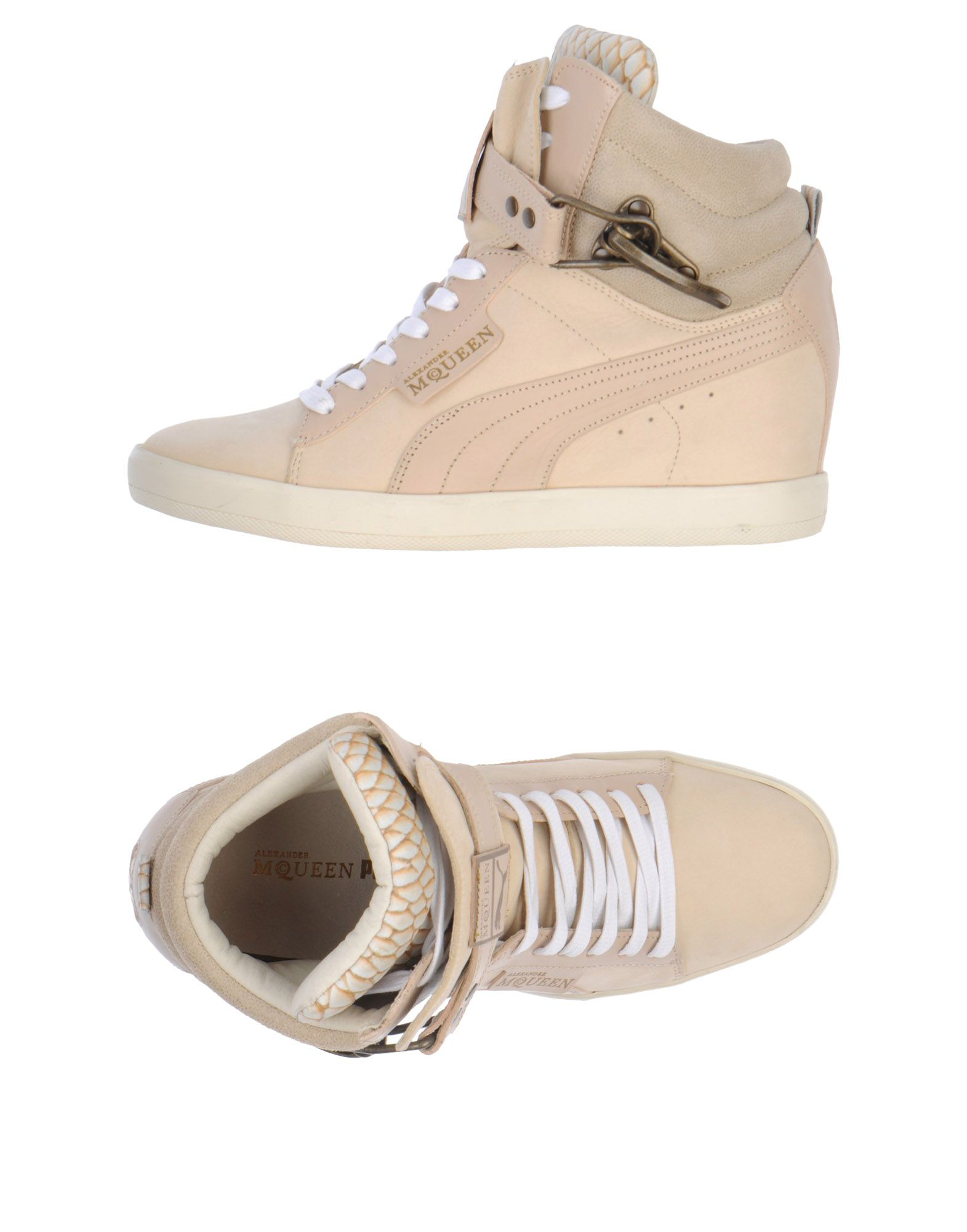 alexander mcqueen sneakers beige