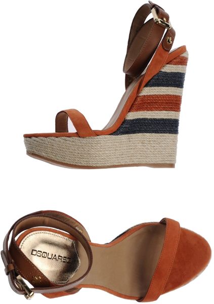 dsquared2 wedge sneakers
