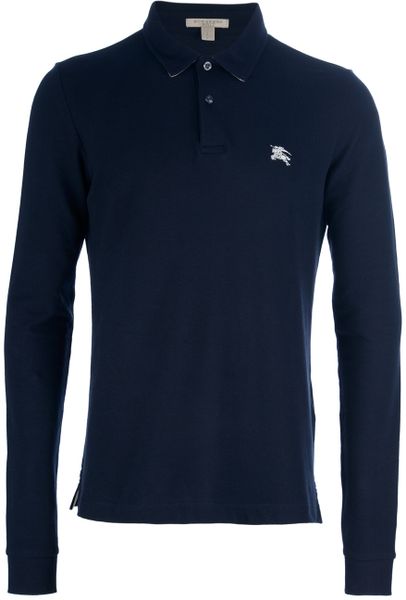 burberry brit long sleeve polo