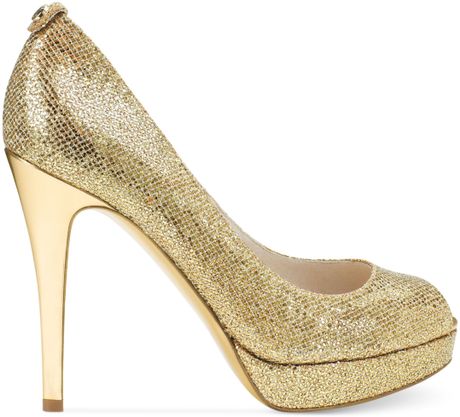 michael kors glitter pumps