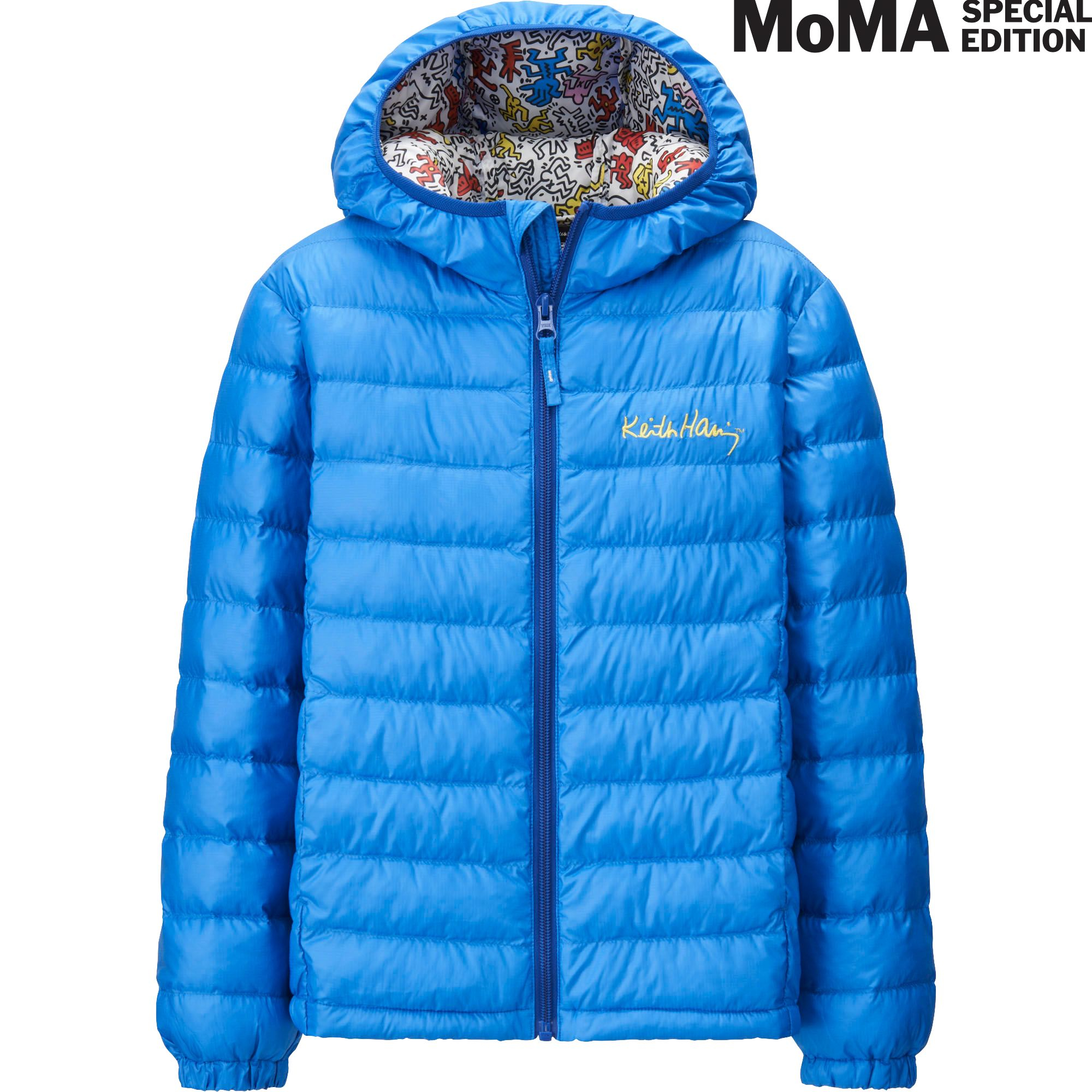 Uniqlo Boys Sprz Ny Light Warm Padded Parka (Keith Haring) in Blue | Lyst