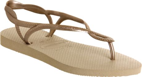 havaianas luna gold