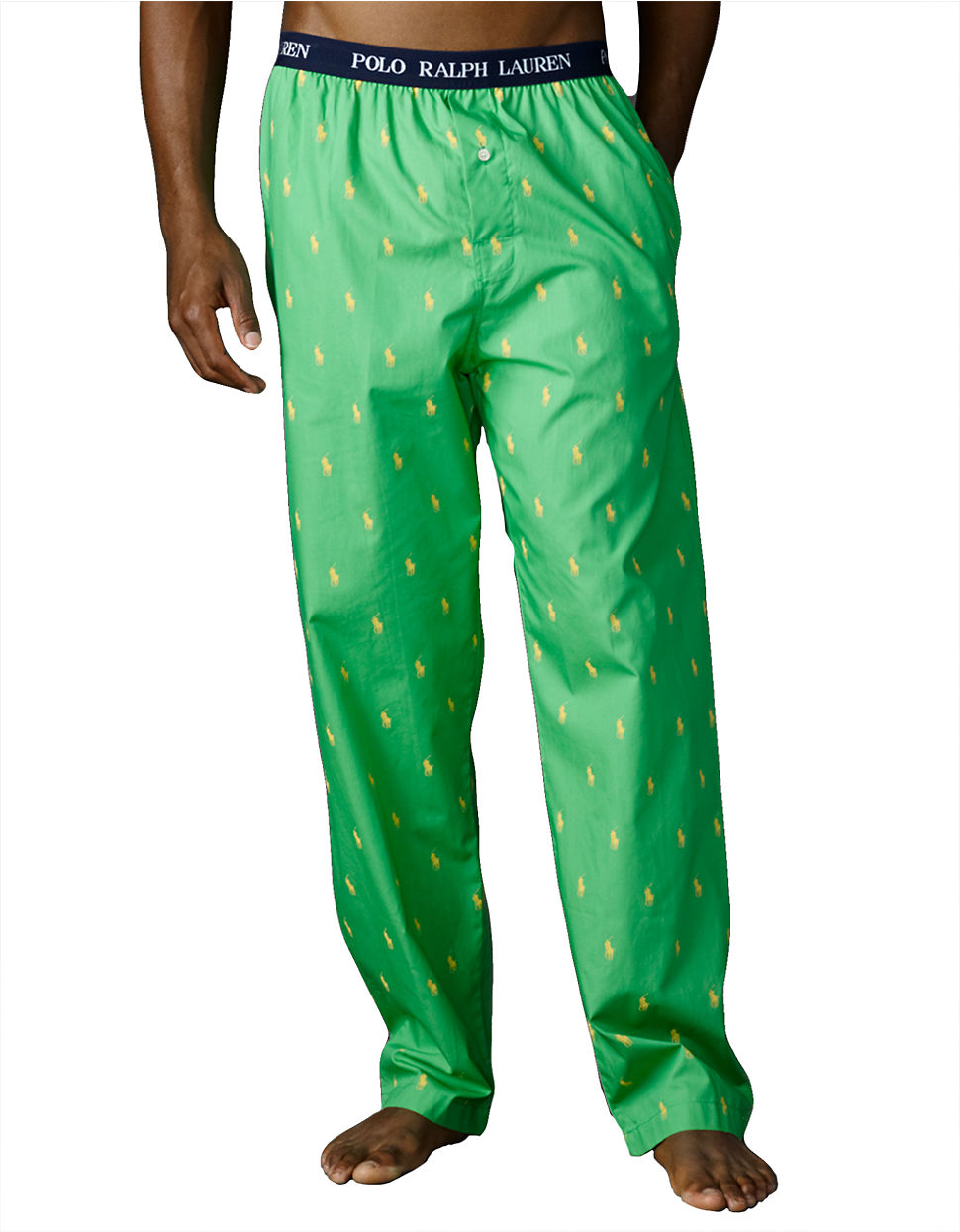 Polo Ralph Lauren Polo Player Sleep Pants in Green for Men Lyst