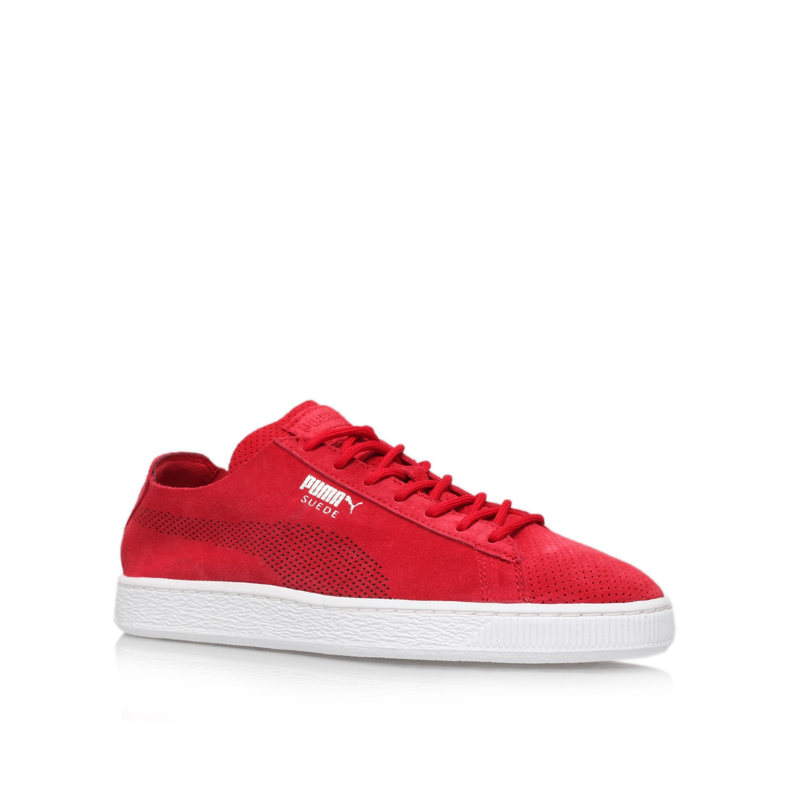 puma suede red
