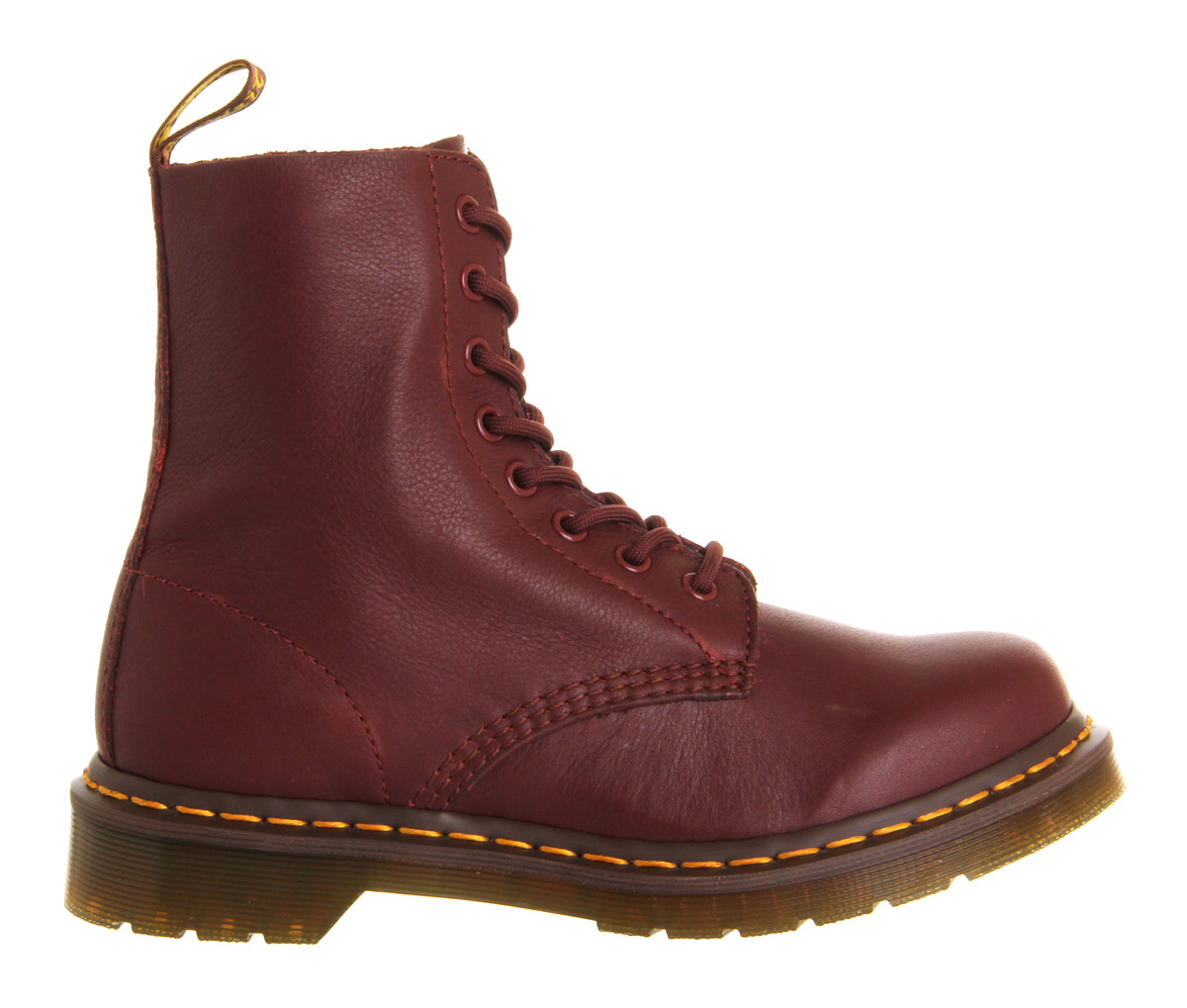 Dr. Martens Leather Made in England Boots in Red (burgundy) Lyst