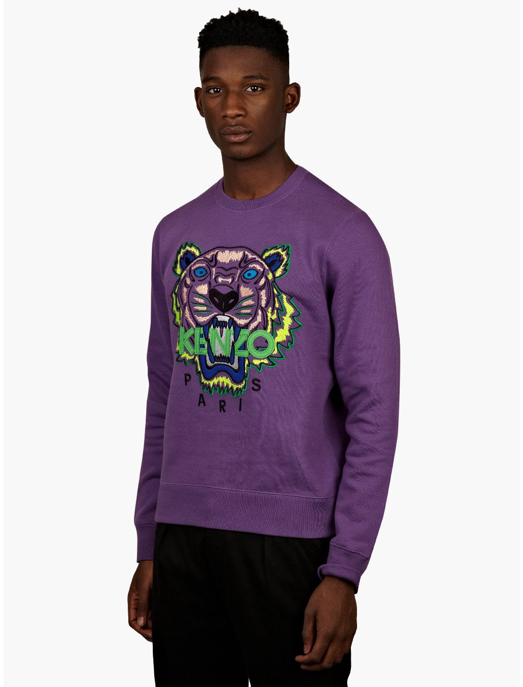 kenzo purple tiger sweatshirt