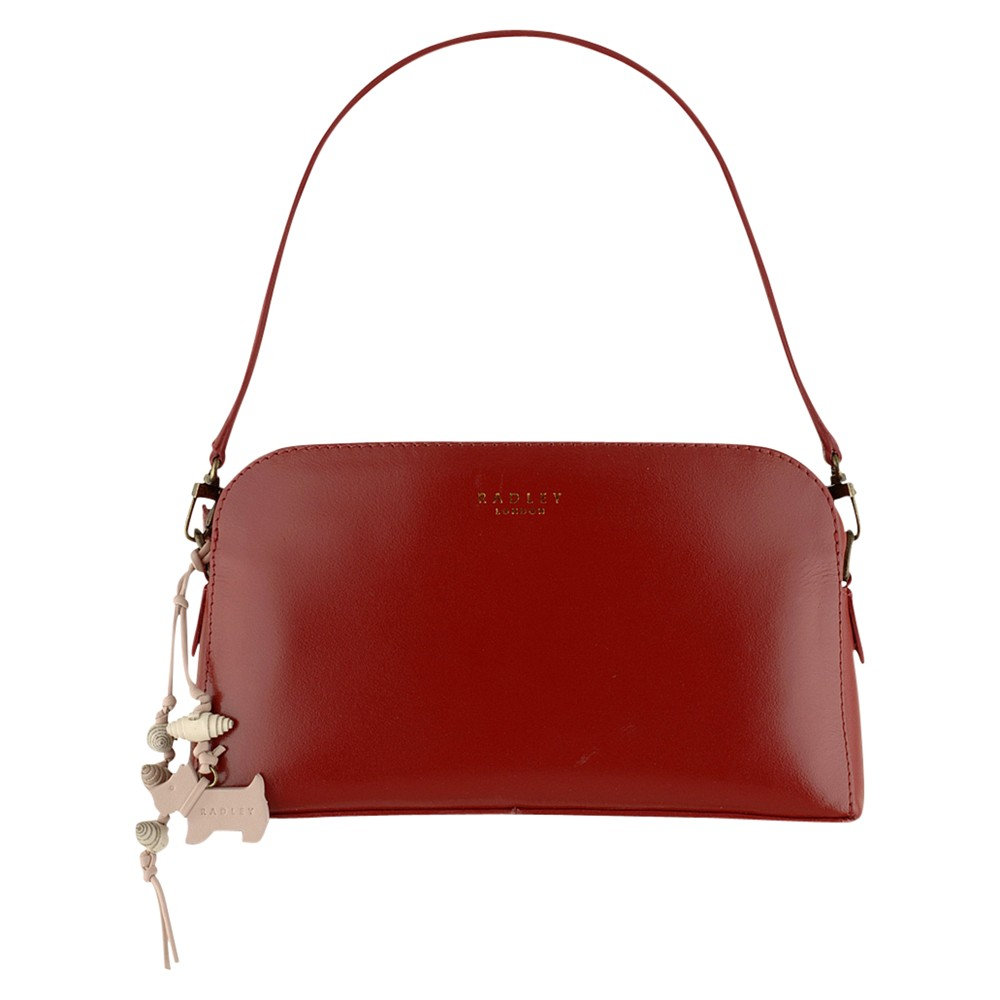 Radley Aldgate Leather Small Clutch Bag in Red Lyst