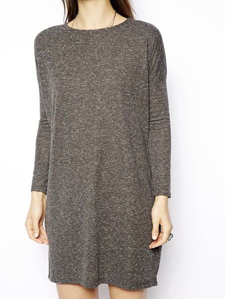 charcoal t shirt dress