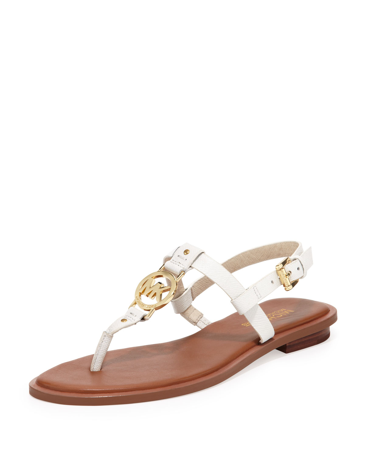 michael kors logo sandals michael michael kors logo sandal in white optic michael kors logo sandals michael michael kors logo sandal in white optic