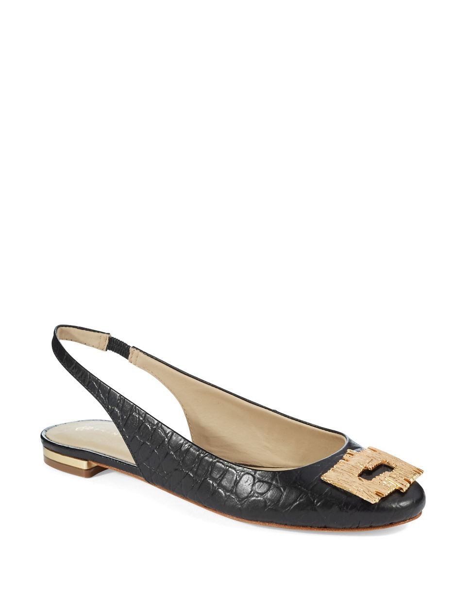 Trina Turk St. Helena Slingback Flats in Black Lyst