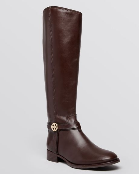 tory burch flat boots