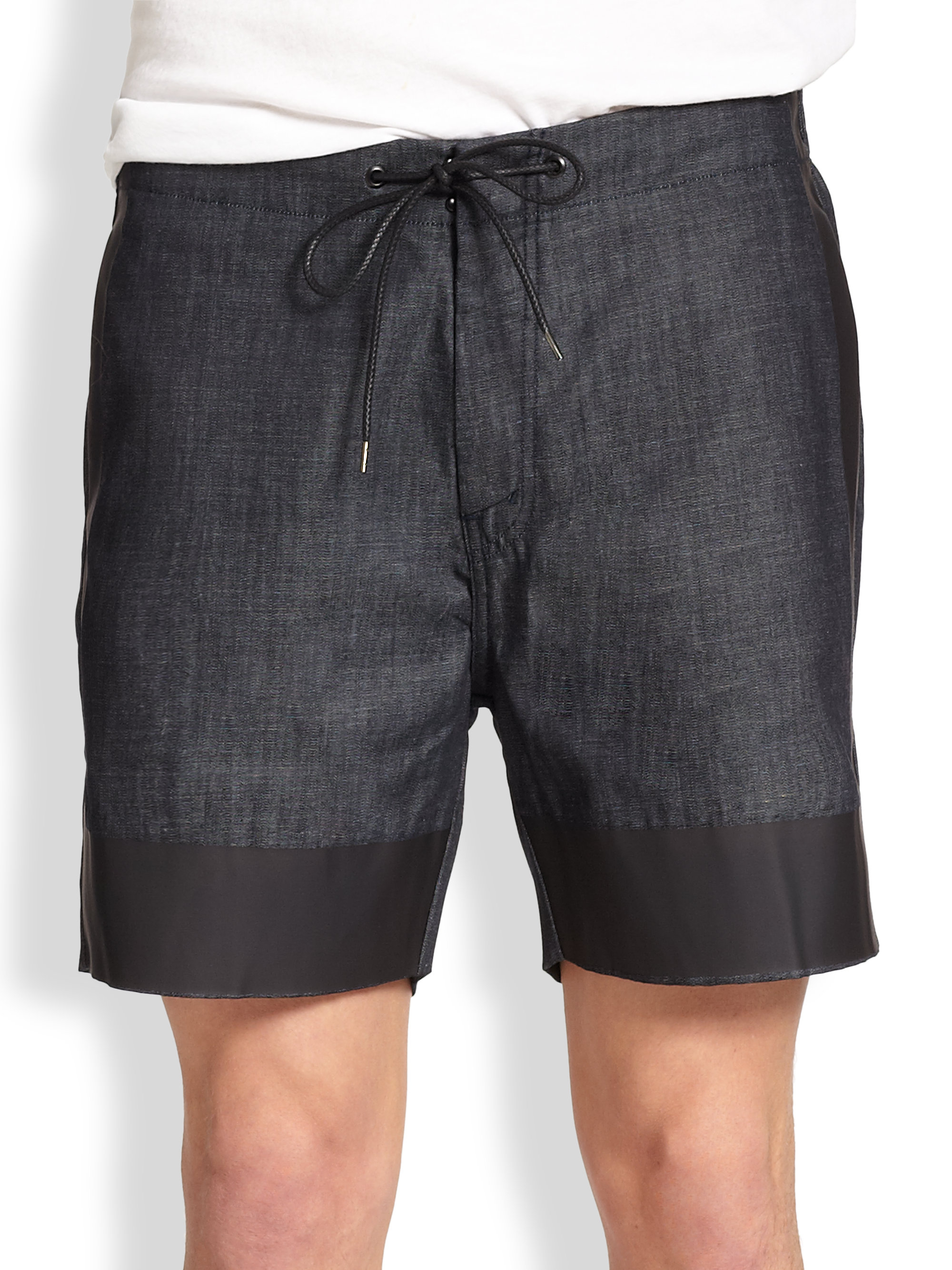 navy blue drawstring shorts