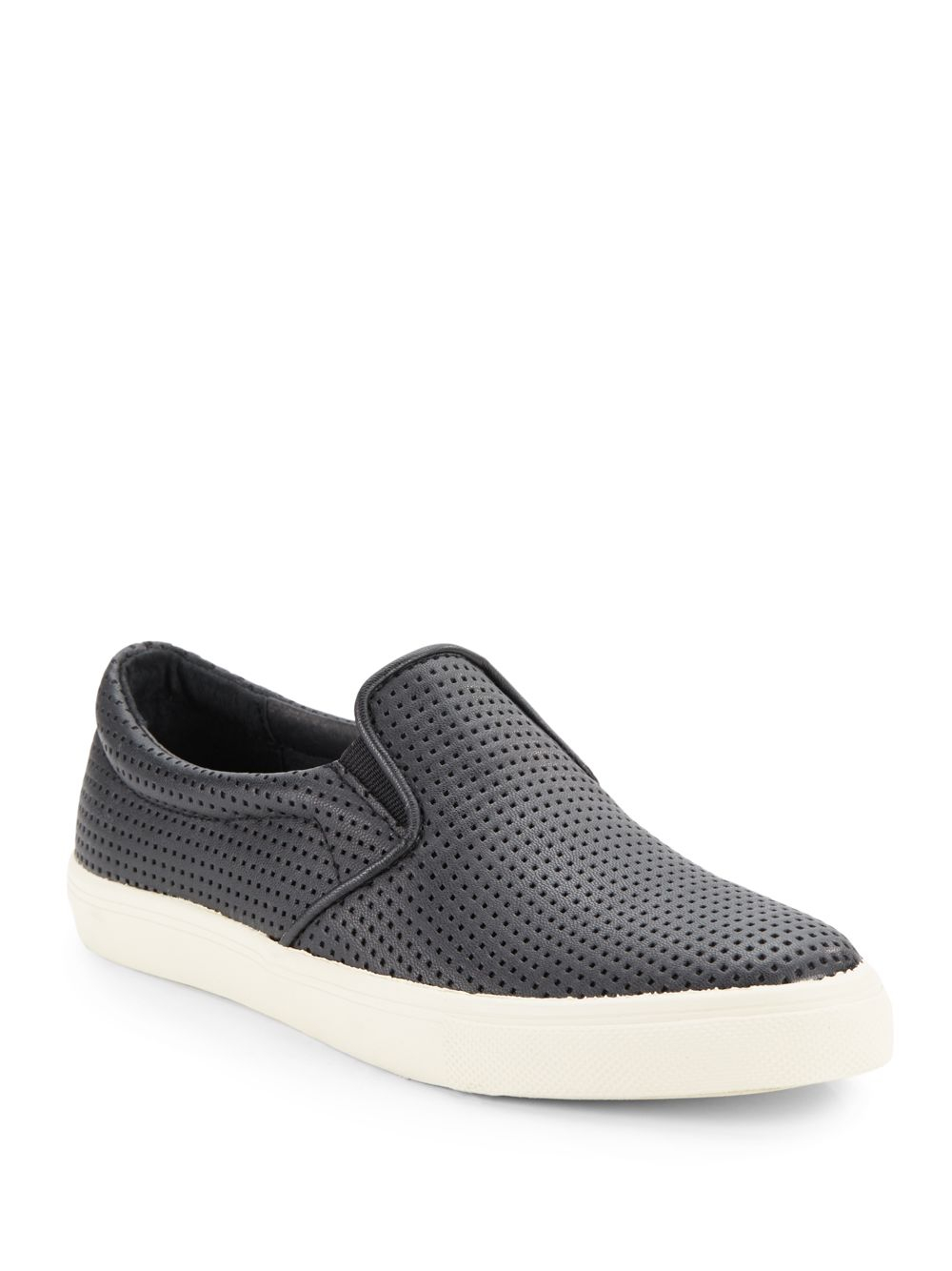 Steve Madden Perfie Leather Sneakers in Black for Men | Lyst