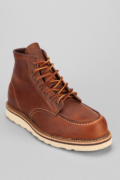 wing boot leather shoes brass