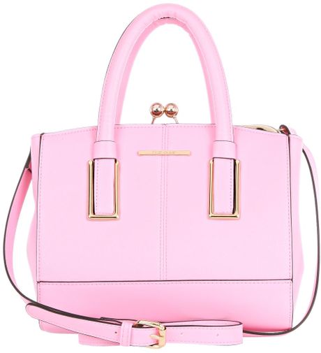 River Island Light Pink Mini Structured Tote Bag In Pink Lyst