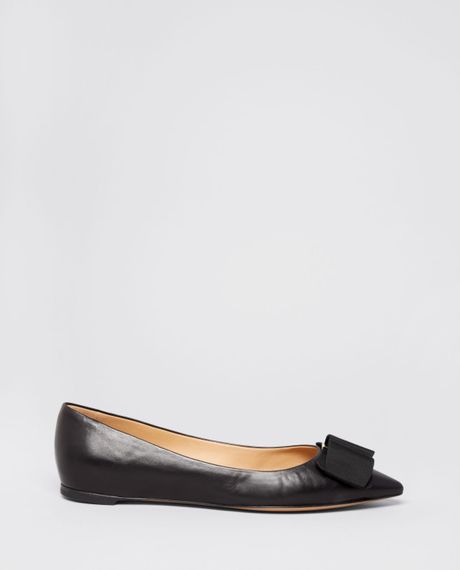 comfortable black pointed flats