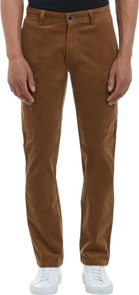 Michael Kors Corduroy Cargo Pants in Brown for Men | Lyst