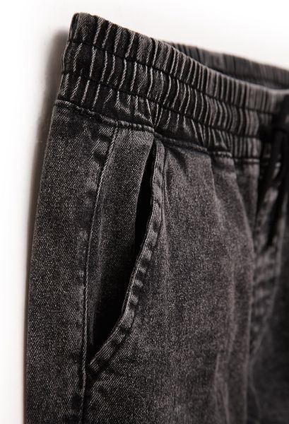 black washed joggers
