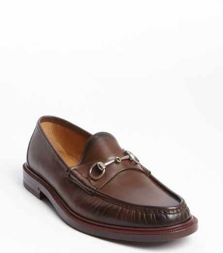 gucci brown loafers gucci brown horsebit leather loafers in brown for lyst gucci brown loafers gucci brown horsebit leather loafers in brown for lyst