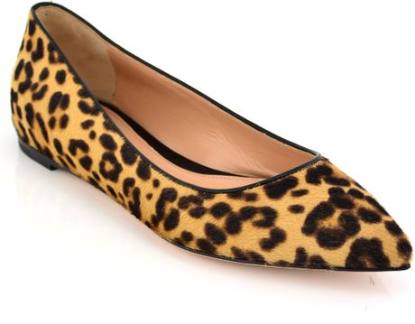 gianvito rossi leopard flats