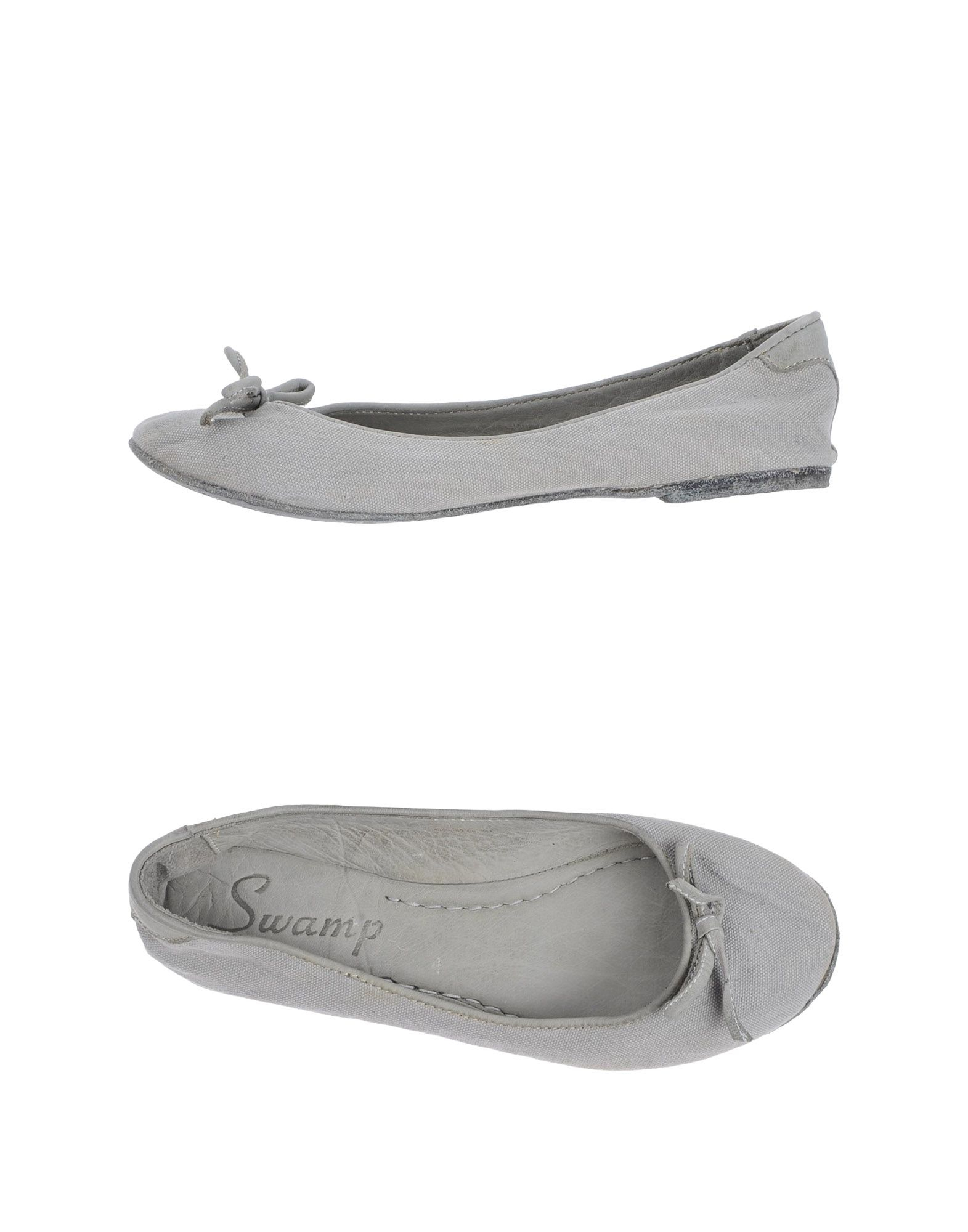 gray ballerina flats