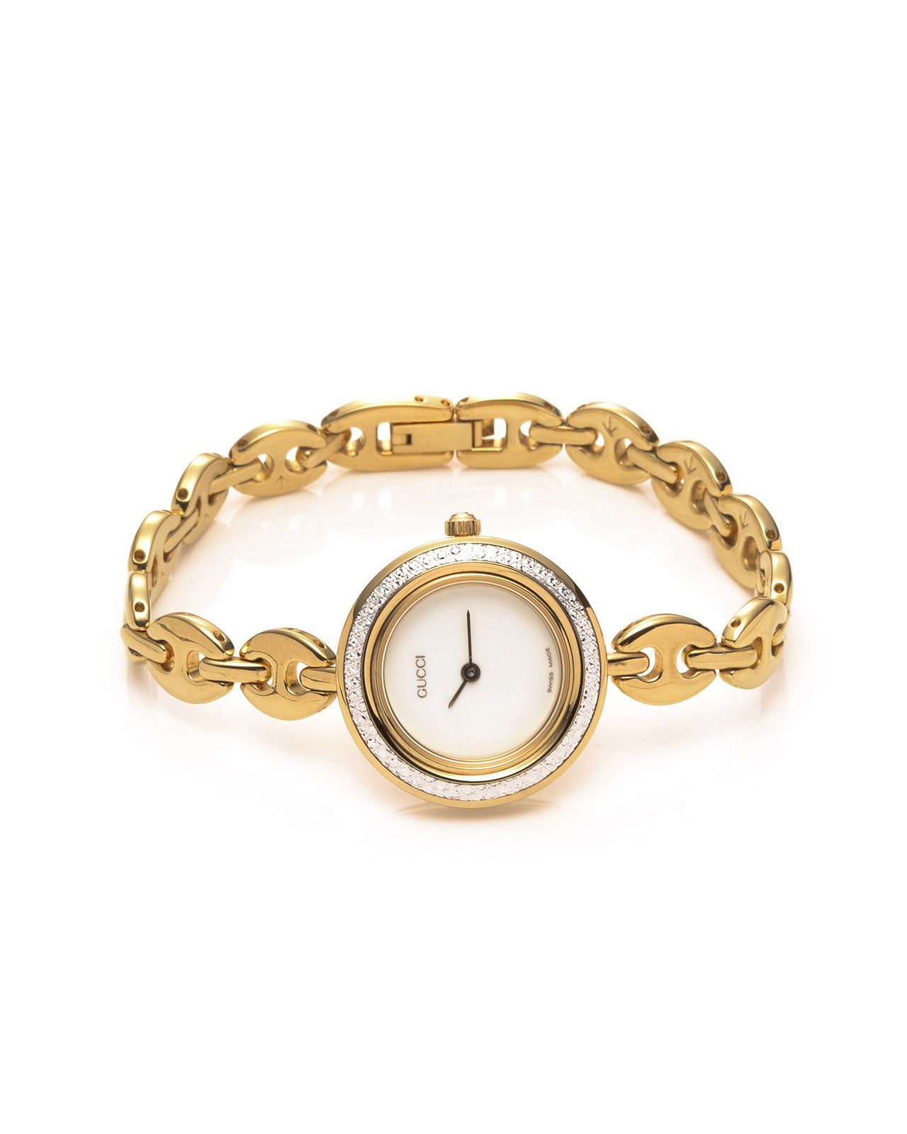 Gucci Interchangeable Bezel Watch in Gold Lyst