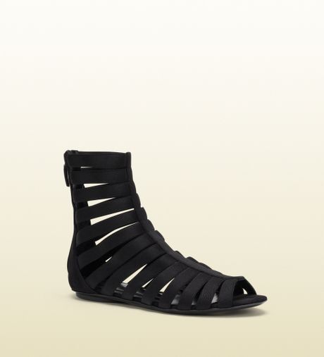 Gucci Isadora Elastic Gladiator Sandal in Black | Lyst Gucci Isadora Elastic Gladiator Sandal in Black | Lyst