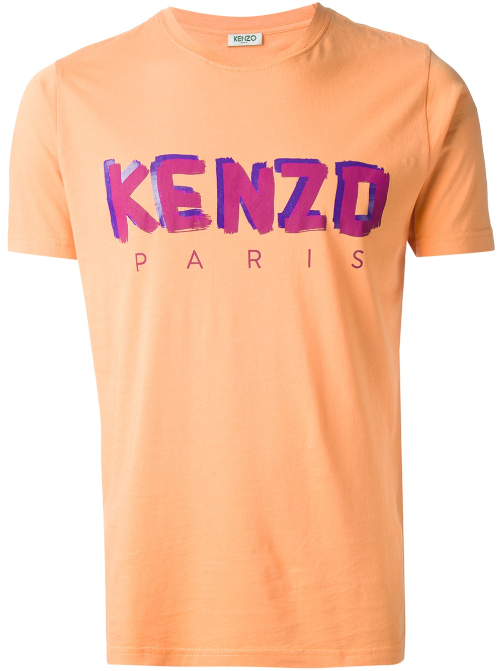 Kenzo Logo Tshirt in Orange for Men (yellow & orange) Lyst