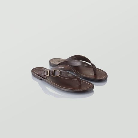 Ralph Lauren Immanuel Leather Sandal in Brown for Men | Lyst