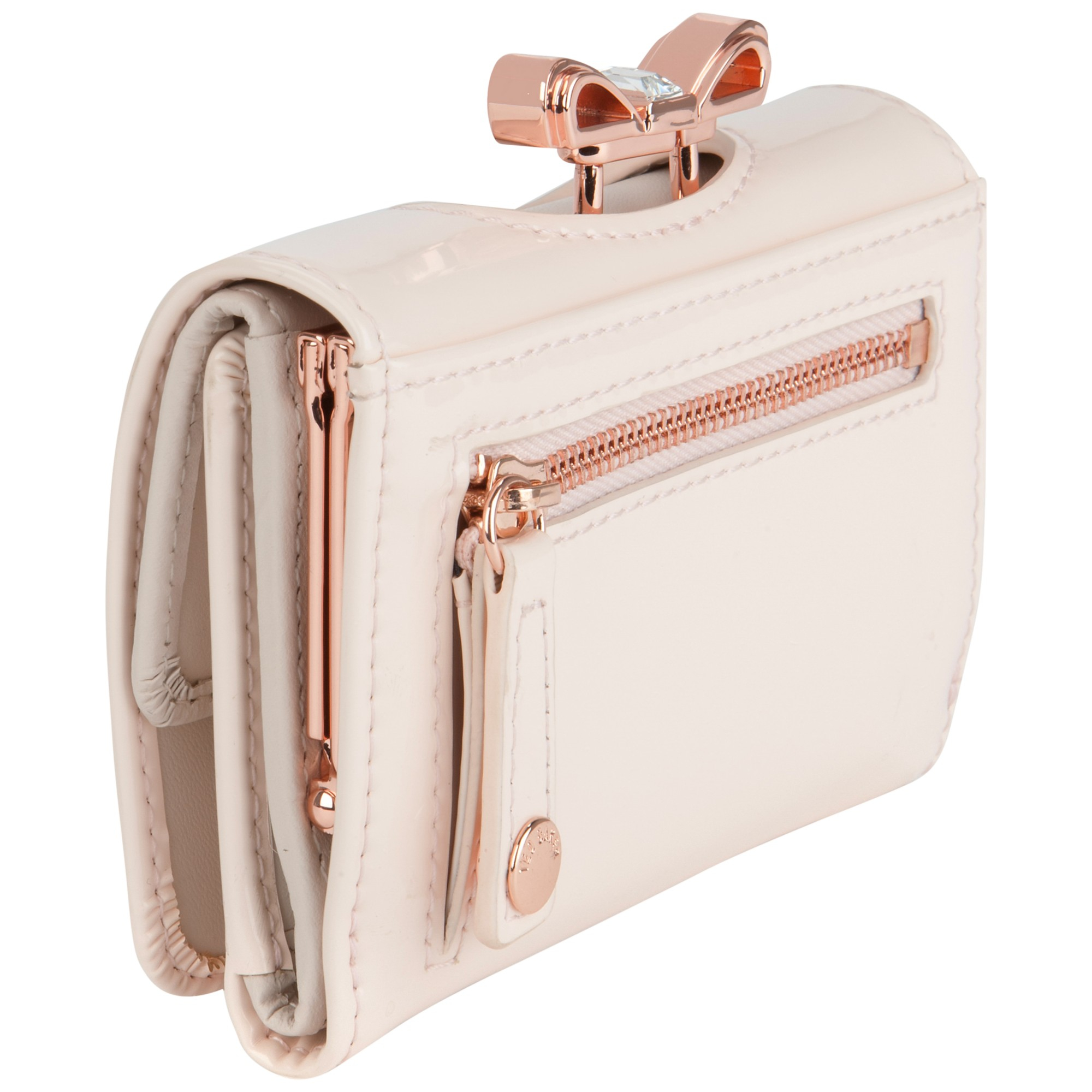 Ted Baker Temmey Small Bow Purse in Pink (Nude Pink) | Lyst
