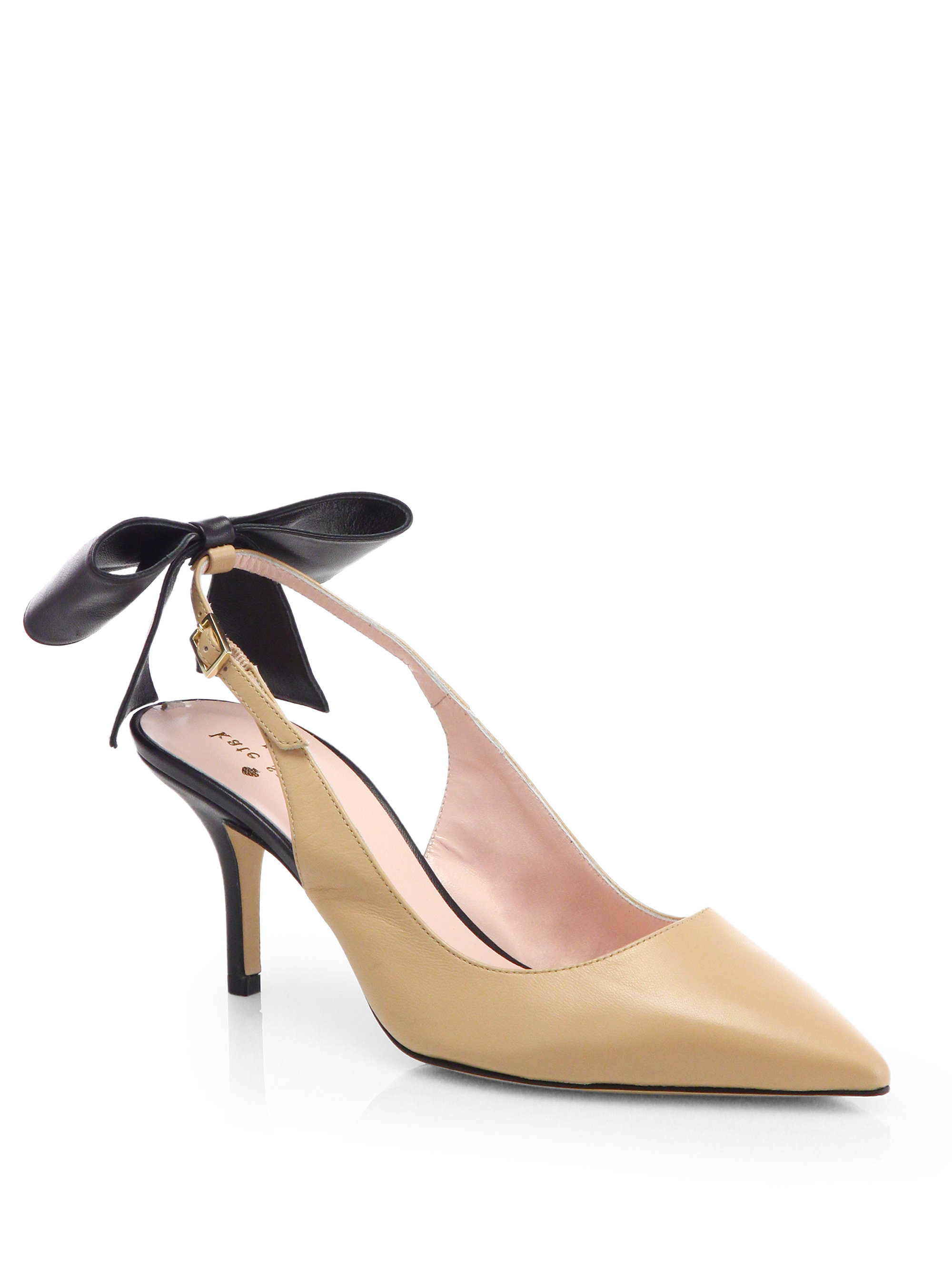 kate spade heels bow