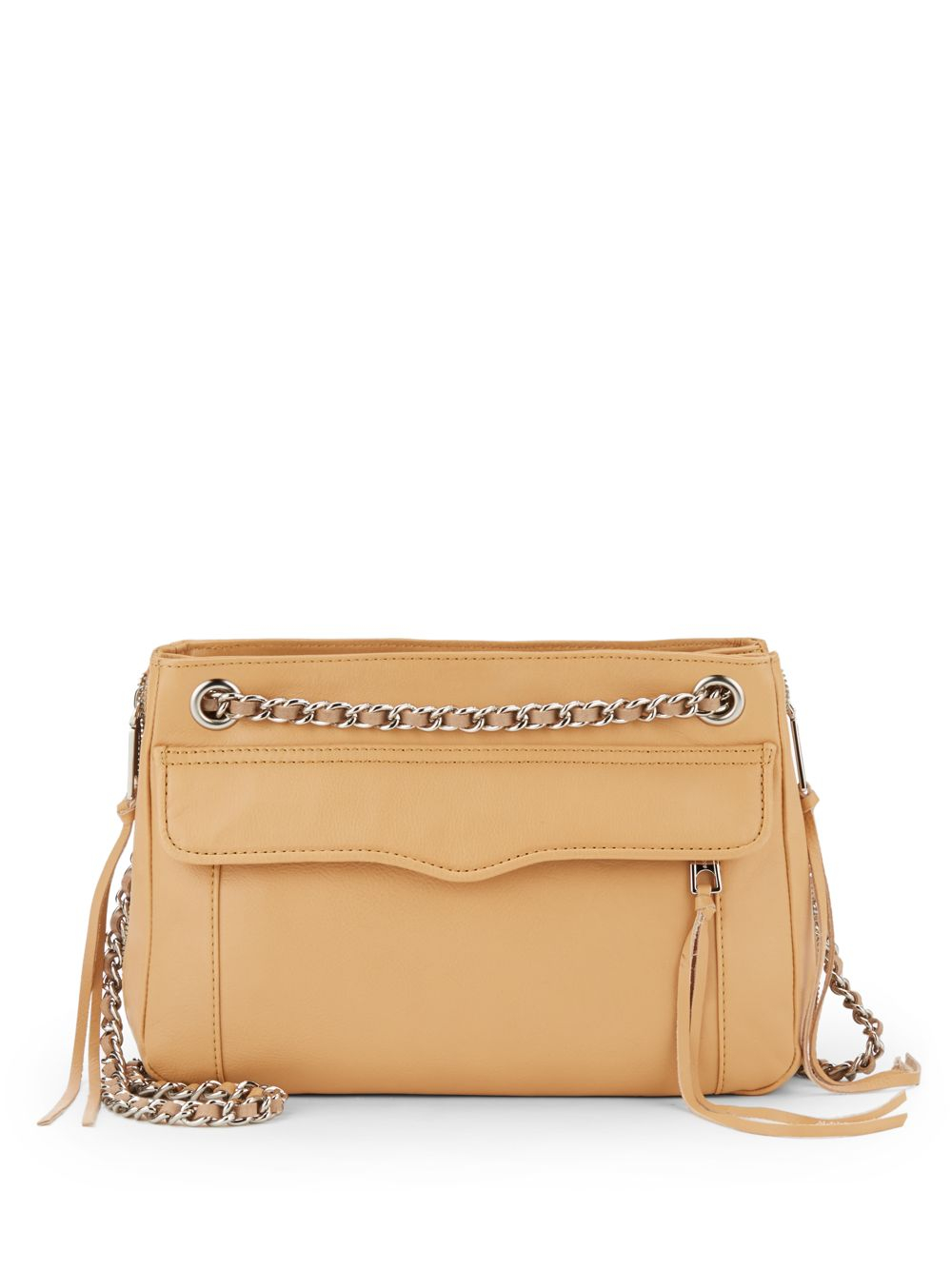 Rebecca Minkoff Swing Leather Shoulder Bag in Beige (nude) Lyst