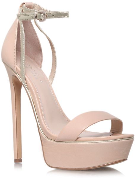 Carvela Kurt Geiger Graph High Heel Ocassion Shoes in Beige (Nude) | Lyst