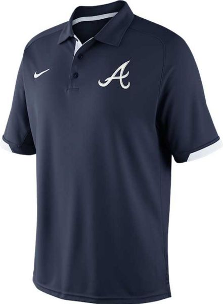 Nike Men'S Atlanta Braves Ac Dri-Fit Training Polo in Blue for Men (Navy) | Lyst