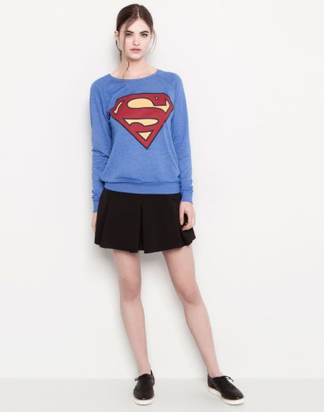 pull and bear sweatshirt blue