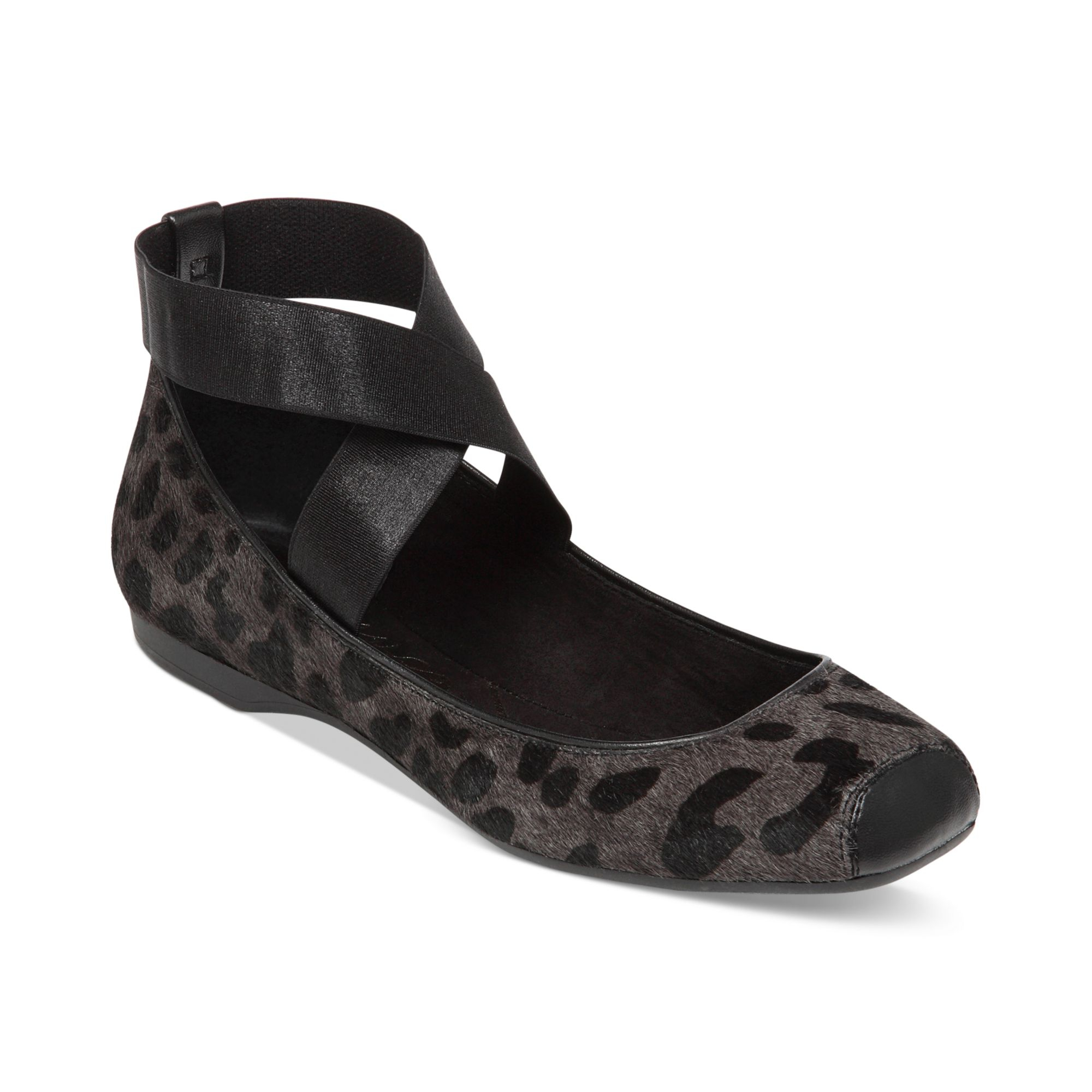 elasticized ballet flats