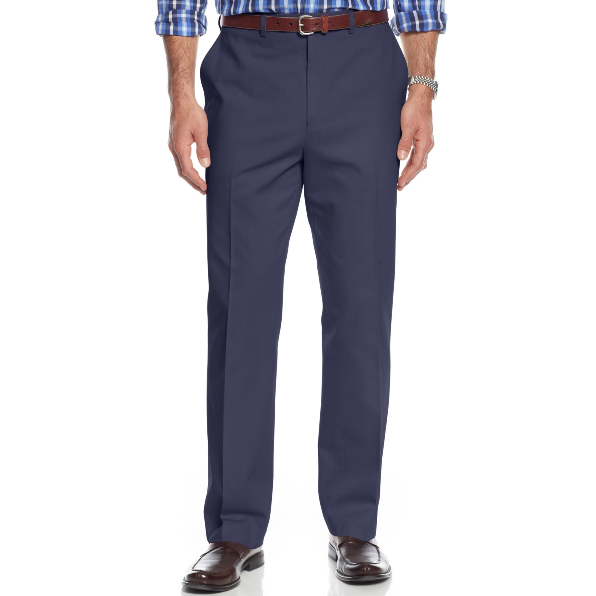 blue twill pants