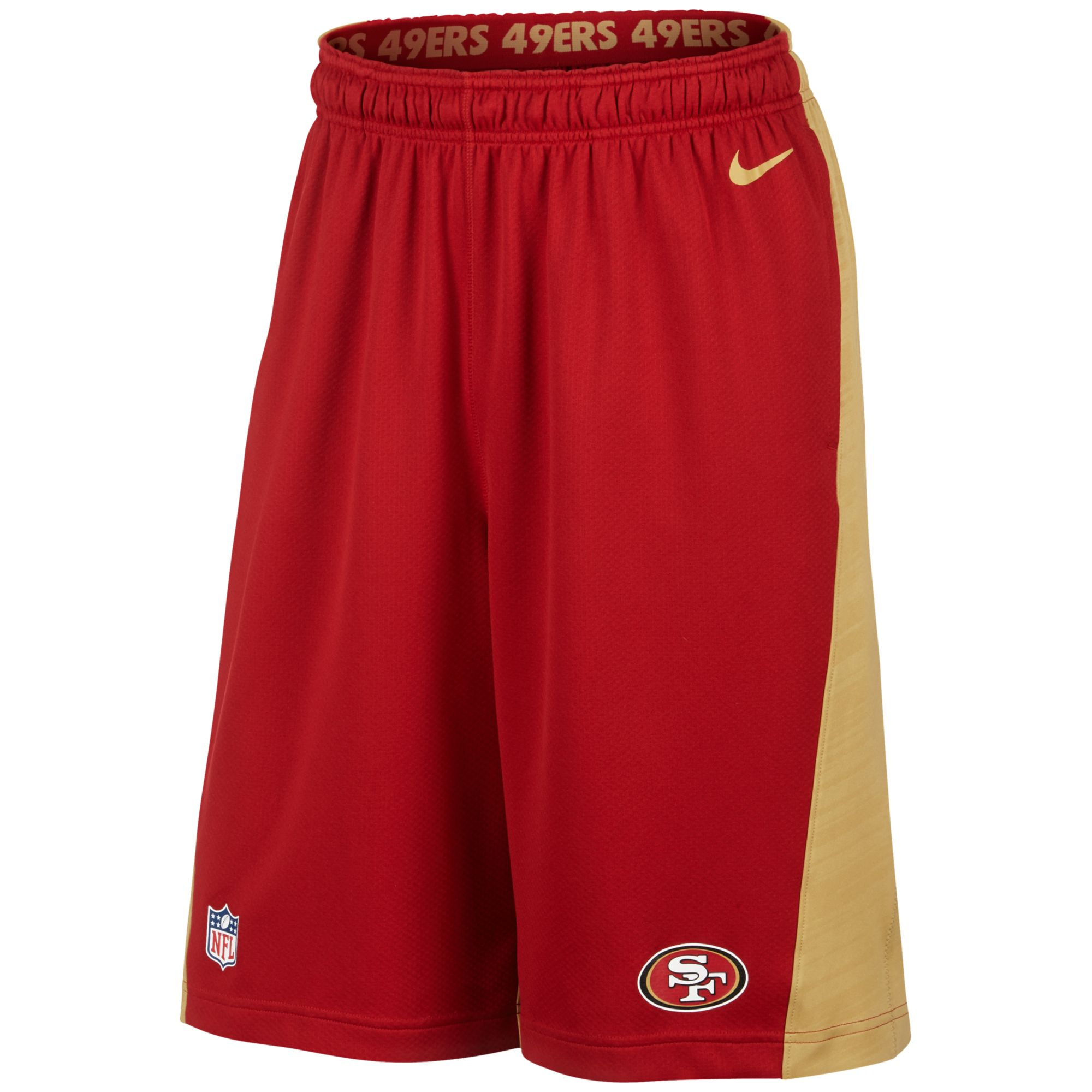 Nike Men'S San Francisco 49Ers Fly Xl Dri-Fit Shorts in Red for Men | Lyst